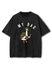My Bad Washed T-Shirt