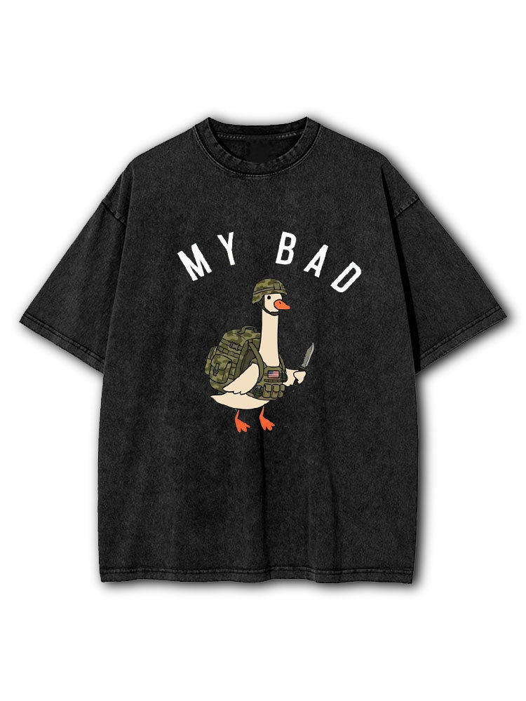 My Bad Washed T-Shirt