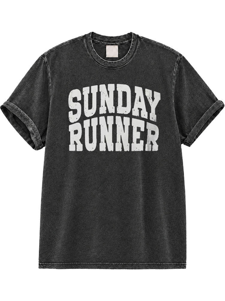 Sunday Runner Washed T-Shirt