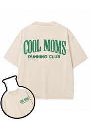 COOL MOMS RUNNING CLUB Washed T-Shirt