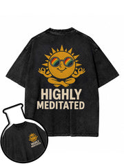 HIGHLY MEDITATED Washed T-Shirt