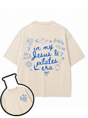 IN MY JESUS & PILATES ERA Washed T-Shirt