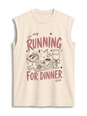 in my RUNNING FOR DINNER era Vintage Washed Cotton Tank Top