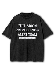 Full Moon Preparedness Team Washed T-Shirt