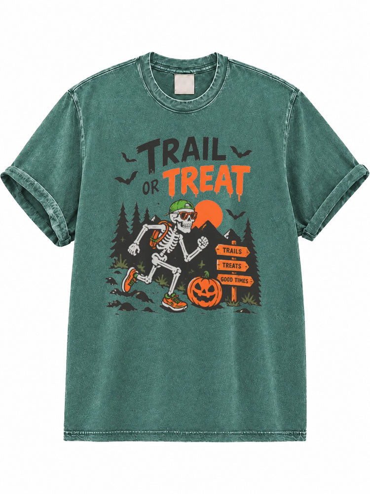 Trail or Treat Washed T-Shirt