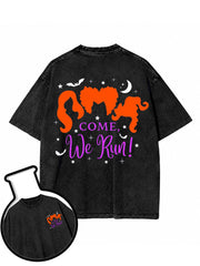 COME WE RUN Washed T-Shirt