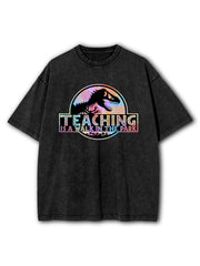 Teaching is a Walk in the Park Washed T-Shirt