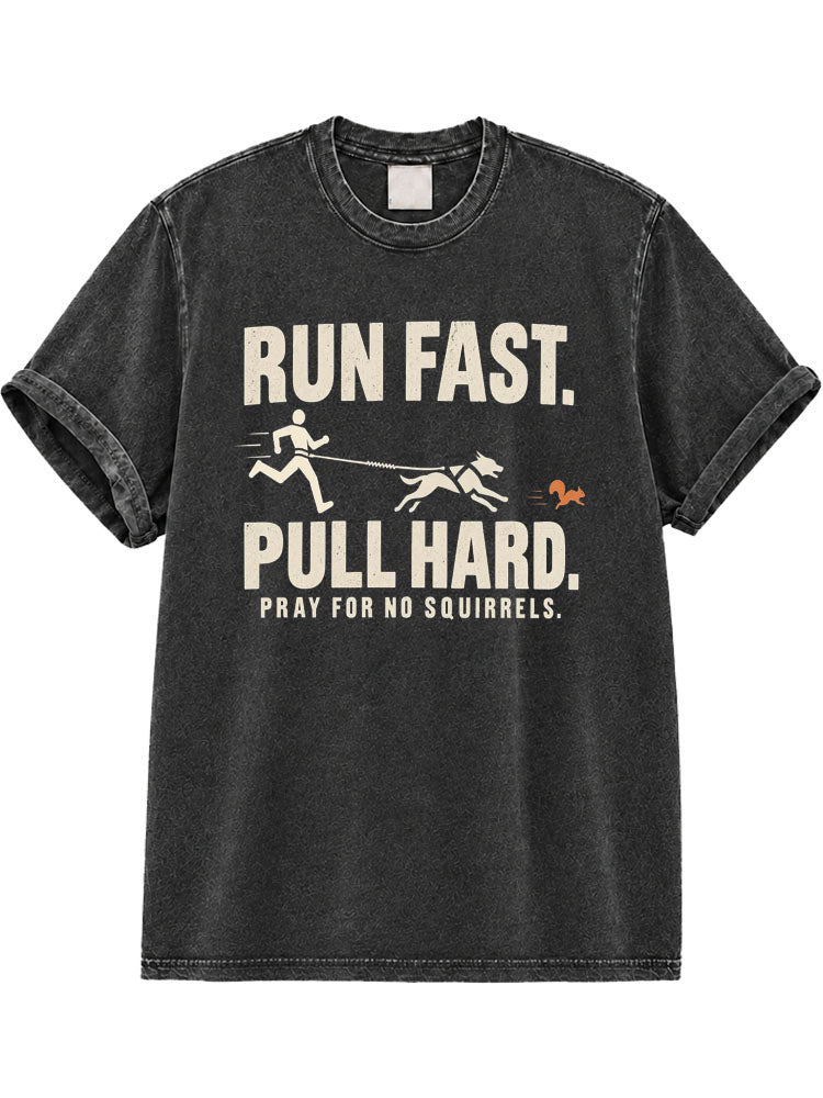 Mountain Running Vert Addict Washed T-Shirt