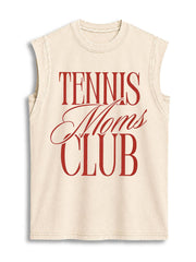 TENNIS MOMS CLUB Vintage Washed Cotton Tank Top