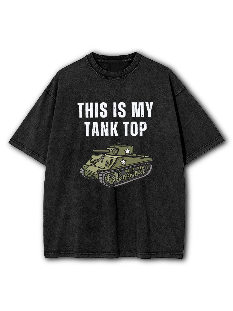 This is My Tank Top Washed T-Shirt