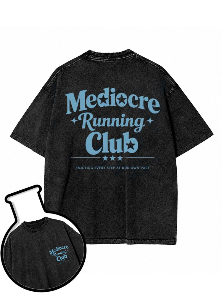 Mediocre Running Club Washed T-Shirt