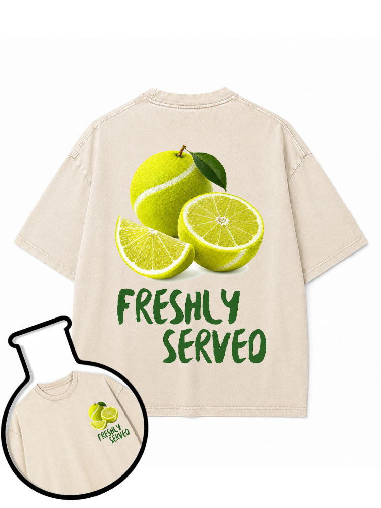 FRESHLY SERVED Washed T-Shirt