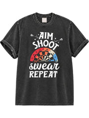 I Can Fart and Walk Away What's Your Superpower Washed T-Shirt
