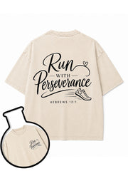 Run WITH Perseverance Washed T-Shirt