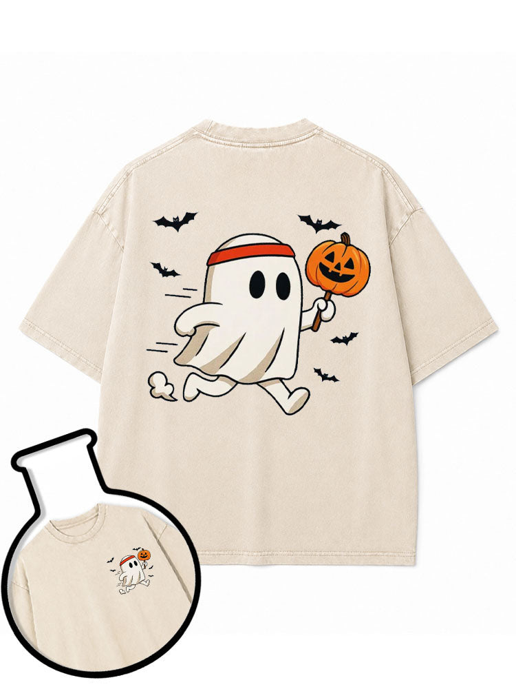 Ghost Running Washed T-Shirt