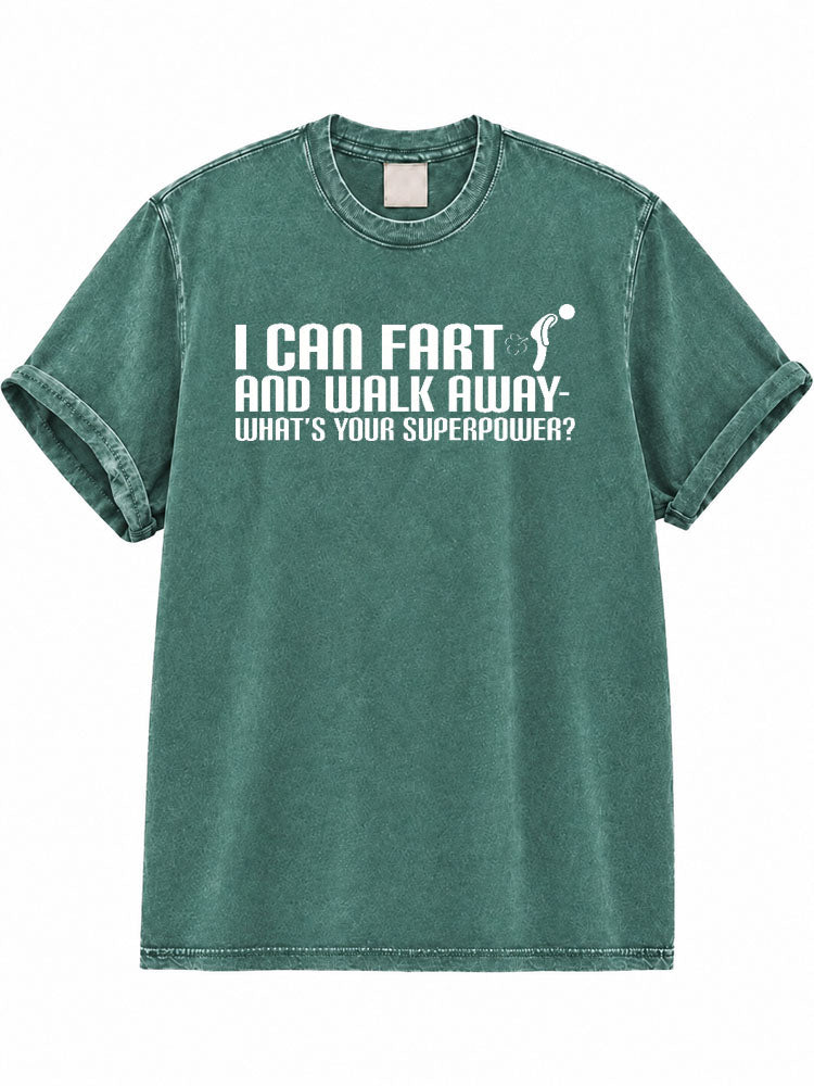 No Skill Just Lucky Washed T-Shirt
