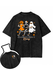 Spooky But Make It Running Washed T-Shirt