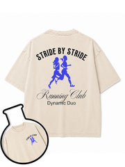 STRIDE BY STRIDE Washed T-Shirt