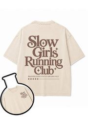 Slow Girls Running Club Washed T-Shirt