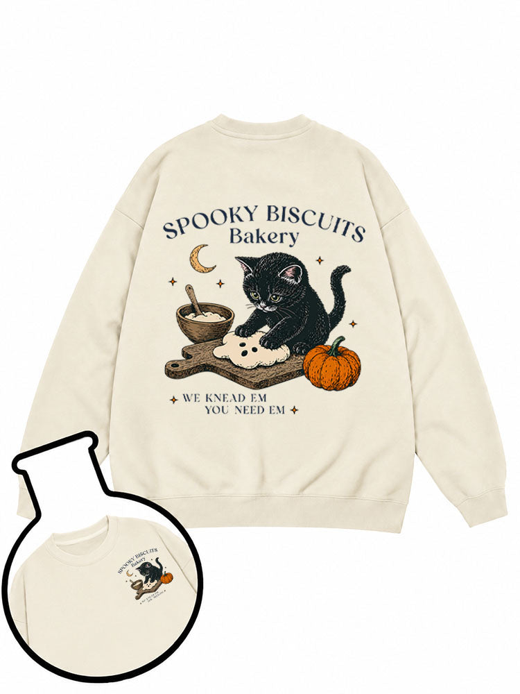 Spooky Biscuits Bakery Sweatshirt