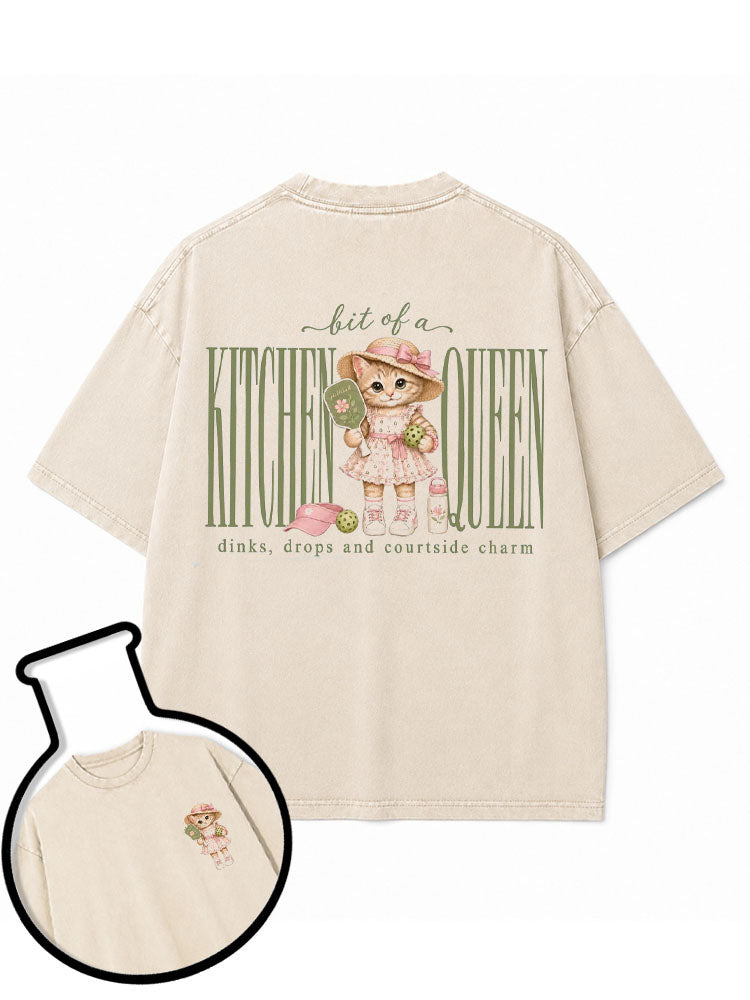 Kitchen Queen Washed T-Shirt