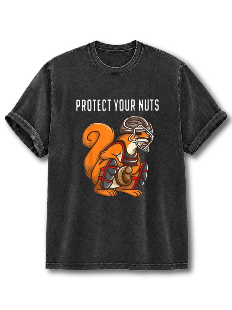 Protect Your Nuts Washed T-Shirt
