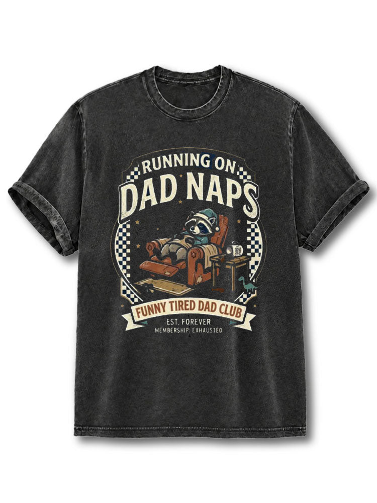 Tired Dad Club Washed T-Shirt