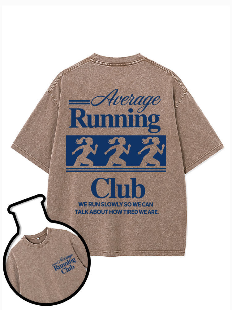 Average Running Club Washed T-Shirt