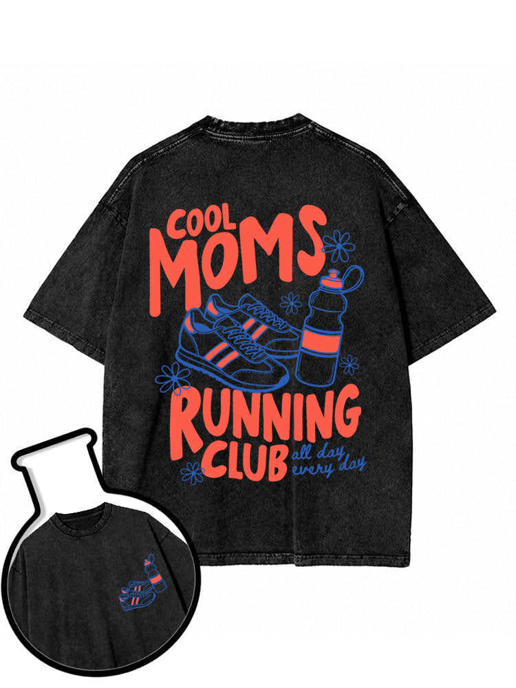 Cool Moms Running Club Washed T-Shirt