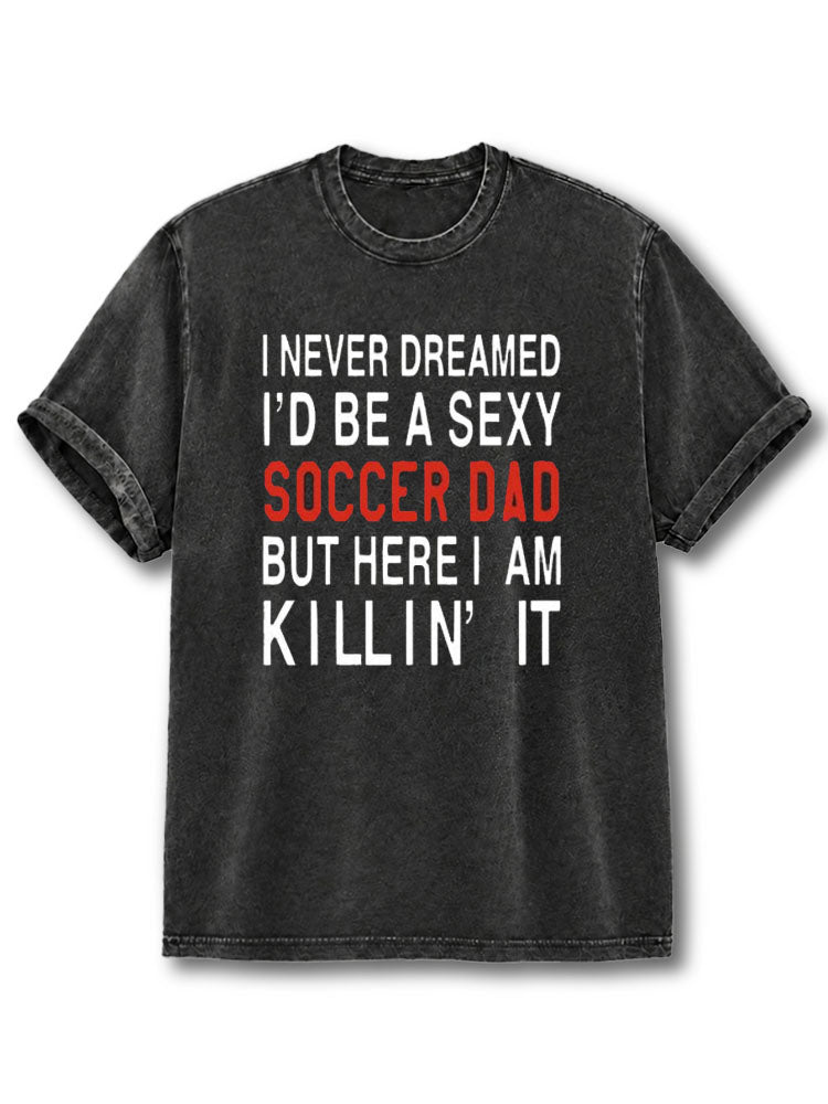 Soccer Dad Washed T-Shirt