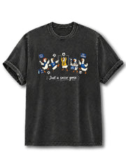 Just a Soccer Goose Washed T-Shirt