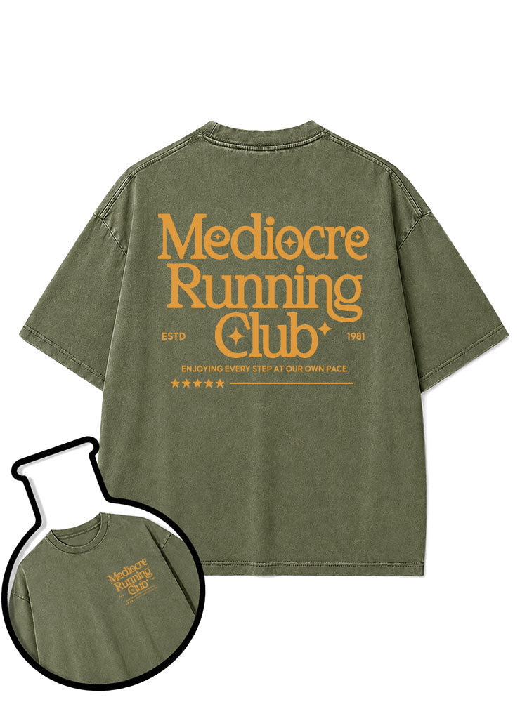 Mediocre Running Club Washed T-Shirt