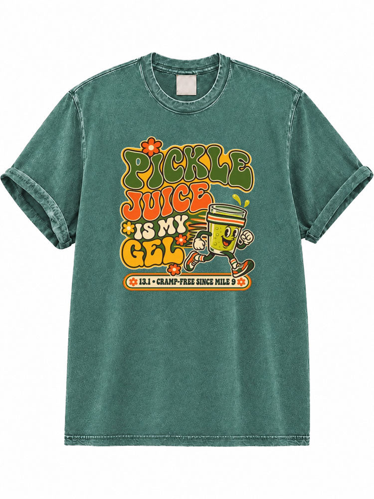 Pickle Juice Is My Gel Washed T-Shirt