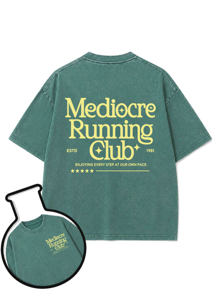 Mediocre Running Club Washed T-Shirt