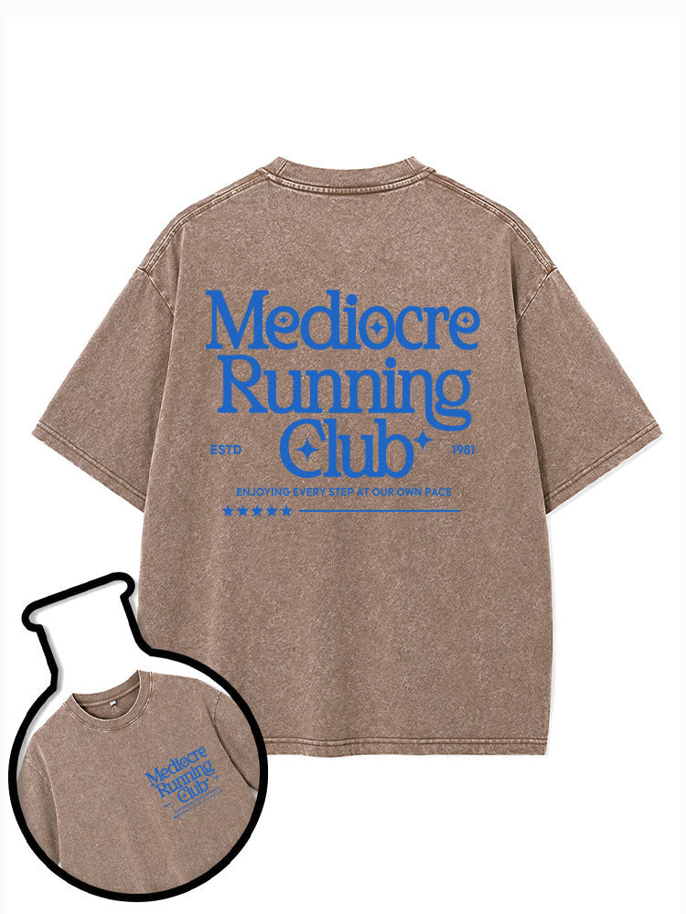 Mediocre Running Club Washed T-Shirt
