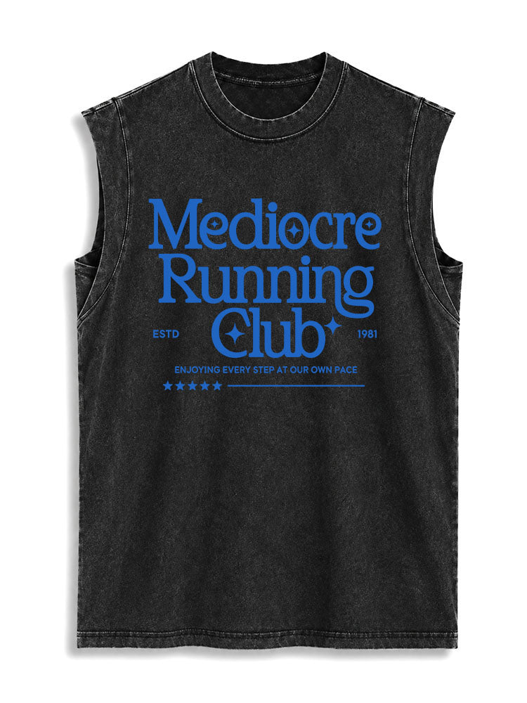 Mediocre Running Club Vintage Washed Cotton Tank Top