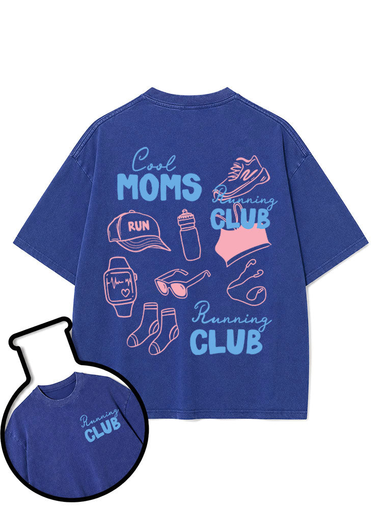 Cool Moms Running Club Washed T-Shirt