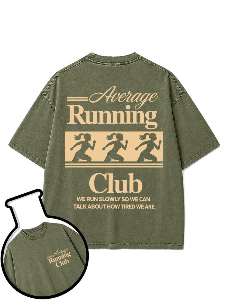 Average Running Club Washed T-Shirt