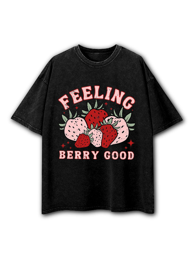 Feeling Berry Good Washed T-Shirt