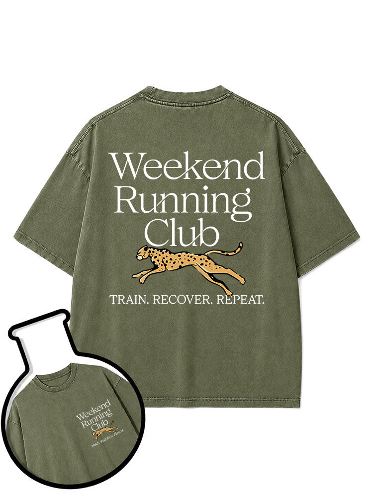 Weekend Running Club Washed T-Shirt