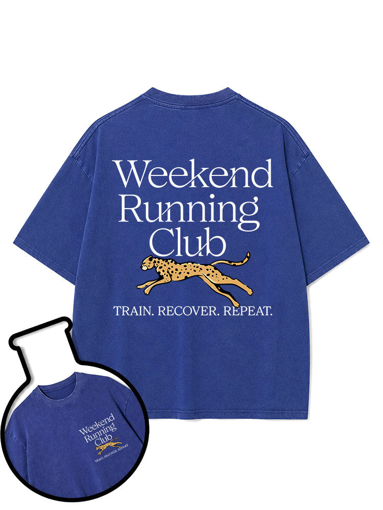 Weekend Running Club Washed T-Shirt