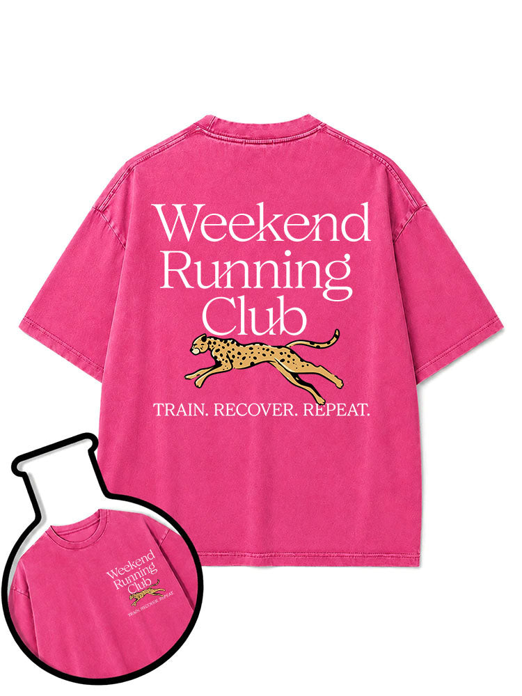 Weekend Running Club Washed T-Shirt