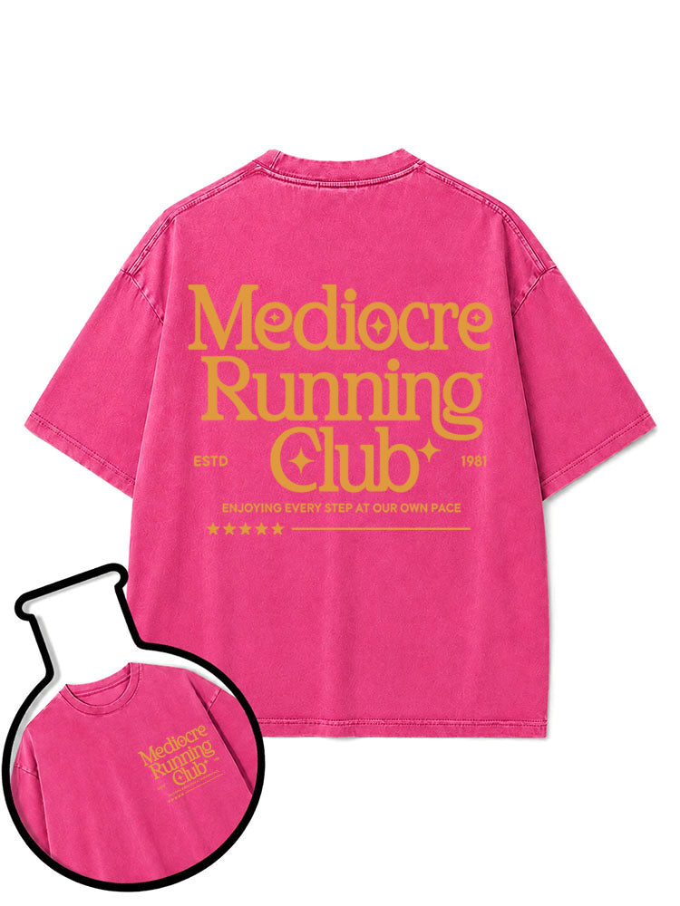 Mediocre Running Club Washed T-Shirt