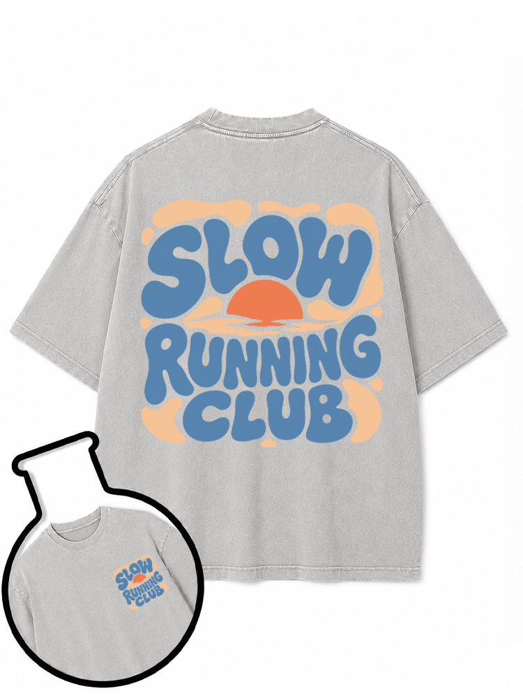 Slow Running Club Washed T-Shirt