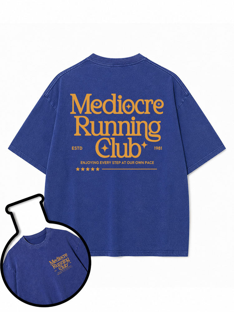 Mediocre Running Club Washed T-Shirt