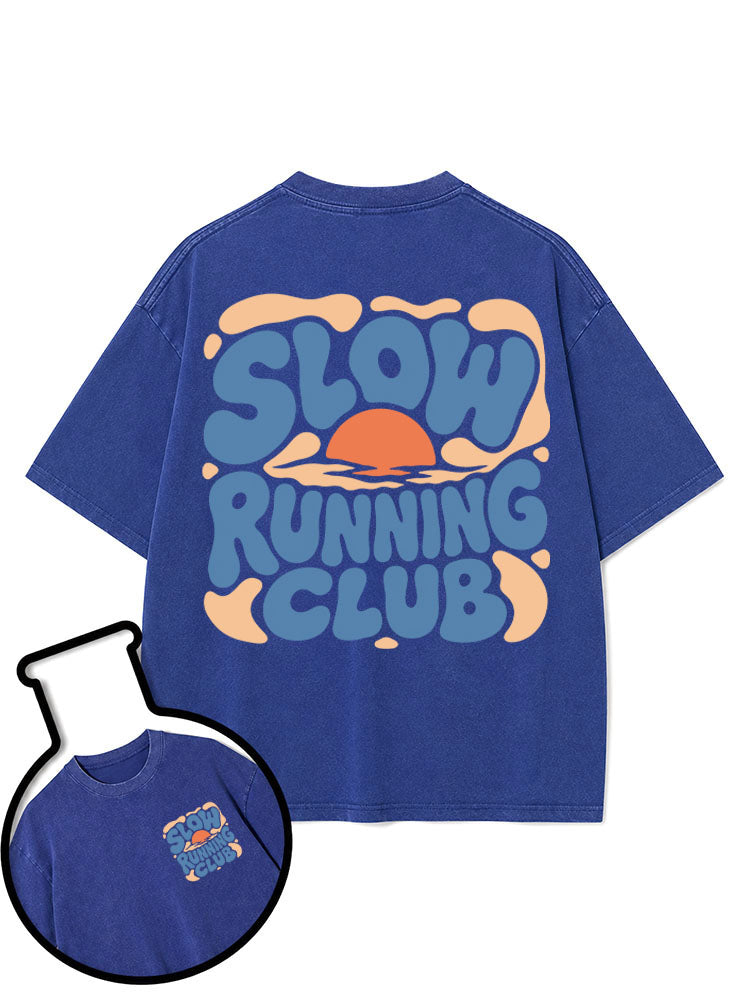 Slow Running Club Washed T-Shirt