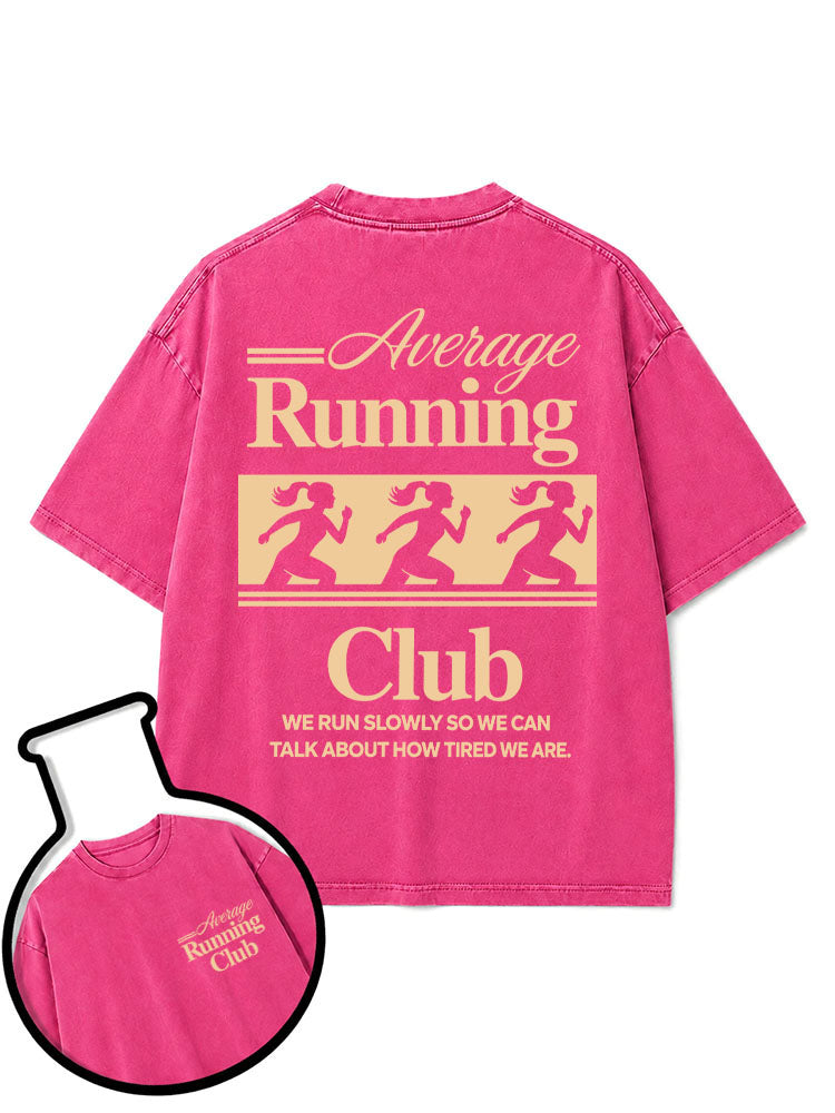 Average Running Club Washed T-Shirt