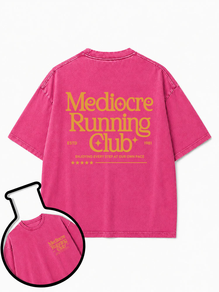 Mediocre Running Club Washed T-Shirt