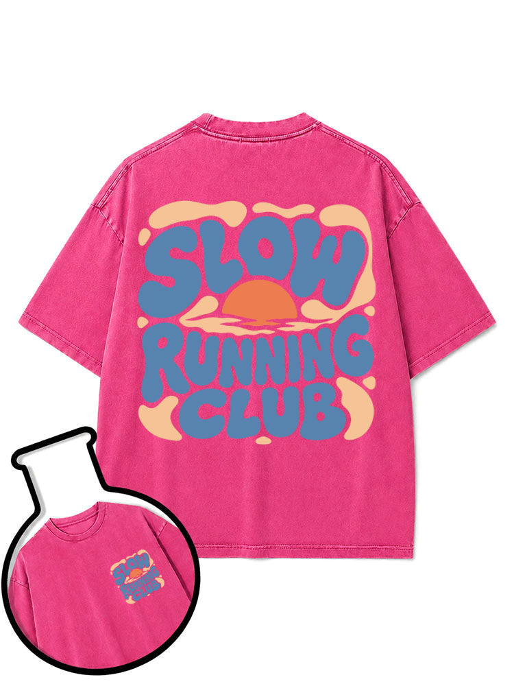 Slow Running Club Washed T-Shirt