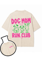 the best miles are furry Washed T-Shirt